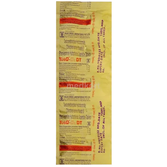 tusq dx dt tablet 10's